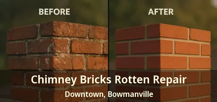 Chimney Bricks Rotten Repair Downtown, Bowmanville - ON