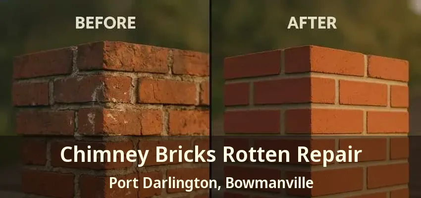 Chimney Bricks Rotten Repair Port Darlington, Bowmanville - ON