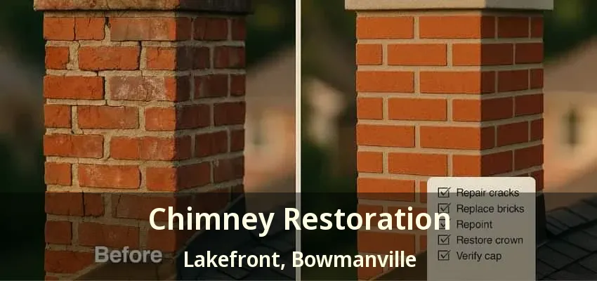 Chimney Restoration Lakefront, Bowmanville - ON