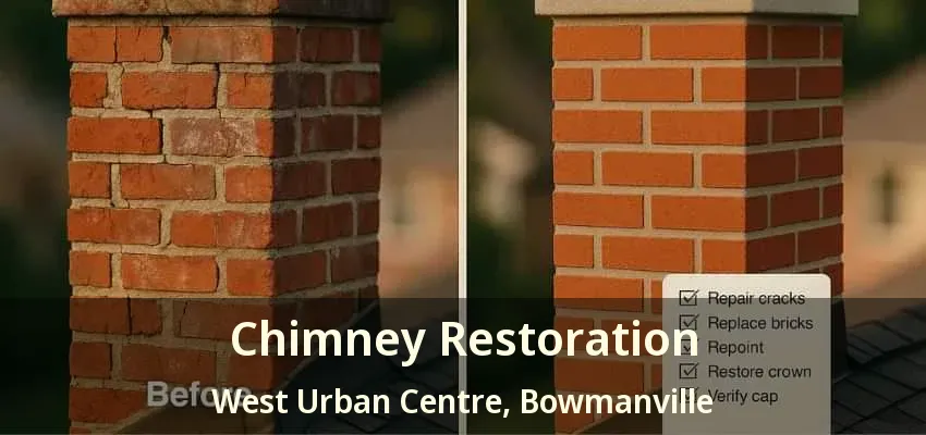 Chimney Restoration West Urban Centre, Bowmanville - ON