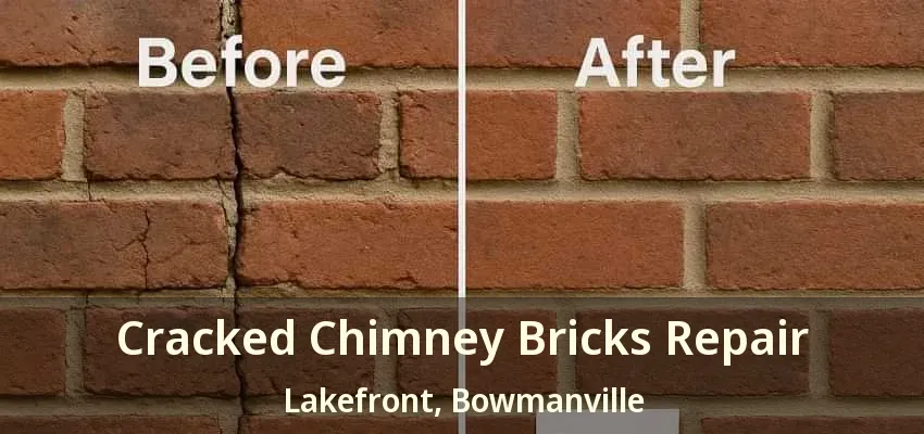 Cracked Chimney Bricks Repair Lakefront, Bowmanville - ON