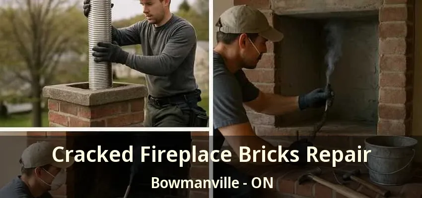 Cracked Fireplace Bricks Repair Bowmanville - ON