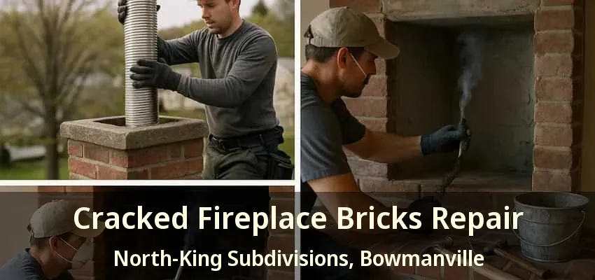 Cracked Fireplace Bricks Repair North-King Subdivisions, Bowmanville - ON