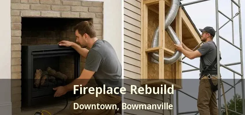 Fireplace Rebuild Downtown, Bowmanville - ON