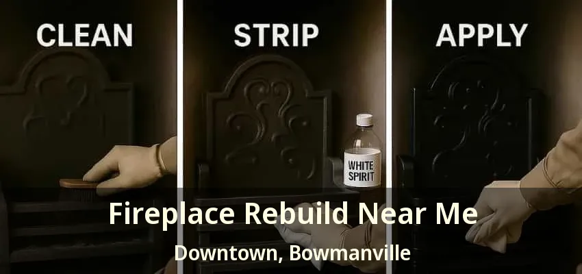 Fireplace Rebuild Near Me Downtown, Bowmanville - ON