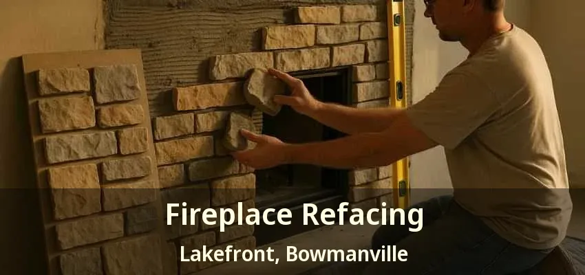 Fireplace Refacing Lakefront, Bowmanville - ON