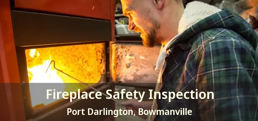 Fireplace Safety Inspection Port Darlington, Bowmanville - ON