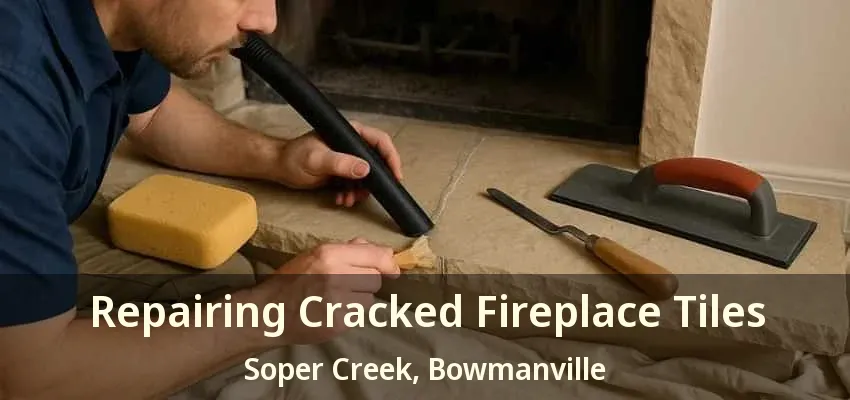 Repairing Cracked Fireplace Tiles Soper Creek, Bowmanville - ON